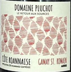 Domaine Pluchot Arris Gamay St-Romain Côte Roannaise 2022